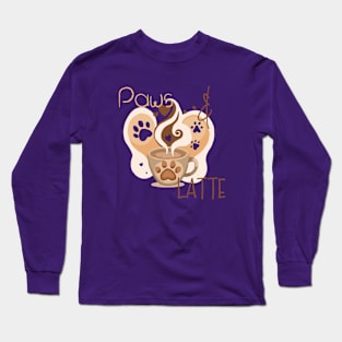 Paws&Latte Long Sleeve T-Shirt